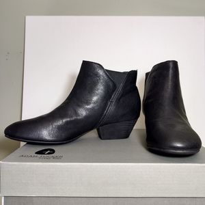 Black Goat Leather booties